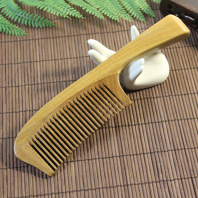 Jade Sandalwood  Hair Comb