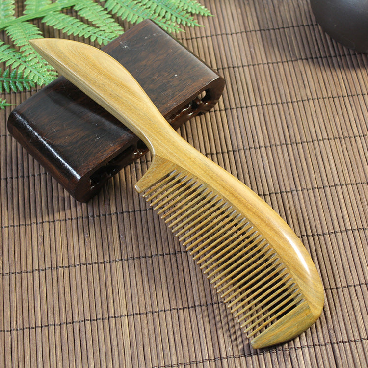 Jade Sandalwood  Hair Comb