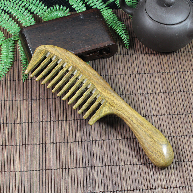 Jade Sandalwood  Hair Comb