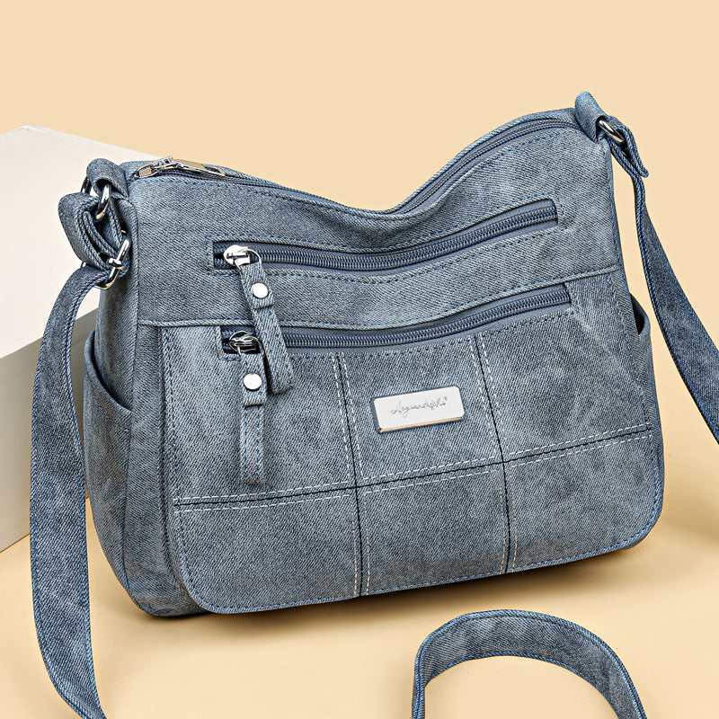 Middle-aged And Elderly Women&#039;s Bag Cross-border New Fashion Shoulder Bag Messenger Bag Simple All-Match Girl Mother Bag Large Capacity