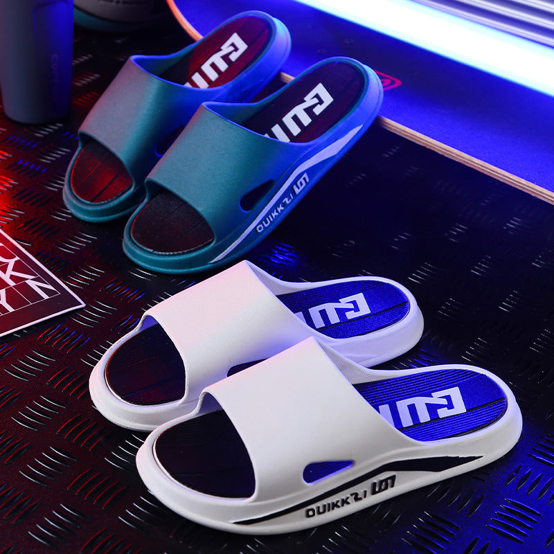 New Summer Sandals Fashion Trendy Men&#039;s Slippers Casual Soft Bottom Outer Wear Thick Bottom Beach Indoor Slippers Men&#039;s Wholesale