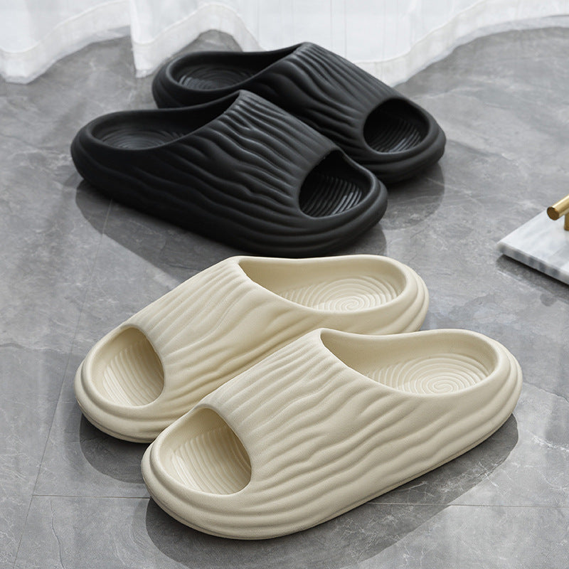 Dropshipping And Free Shipping For Couples, Thick-soled, Simple Slip-on Slip-ons For Women, Summer Indoor Home, Non-slip Bathroom Home