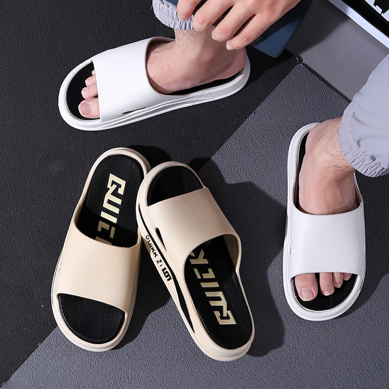 New Summer Sandals Fashion Trendy Men&#039;s Slippers Casual Soft Bottom Outer Wear Thick Bottom Beach Indoor Slippers Men&#039;s Wholesale