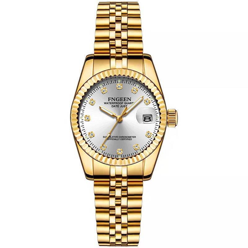 Gold Fashion Watch For Businessman By FNGEEN
