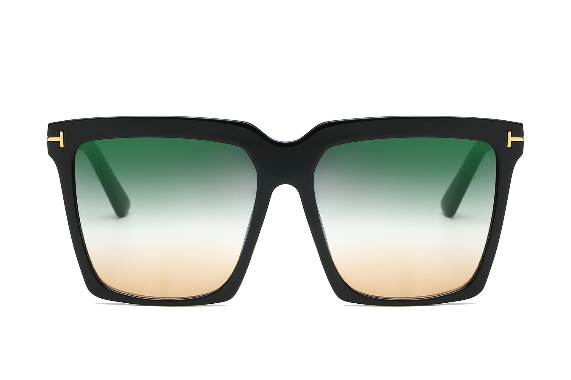 Square Frame Sunglasses Personalized Street Shooting Men And Ladies T-shaped Sunglasses