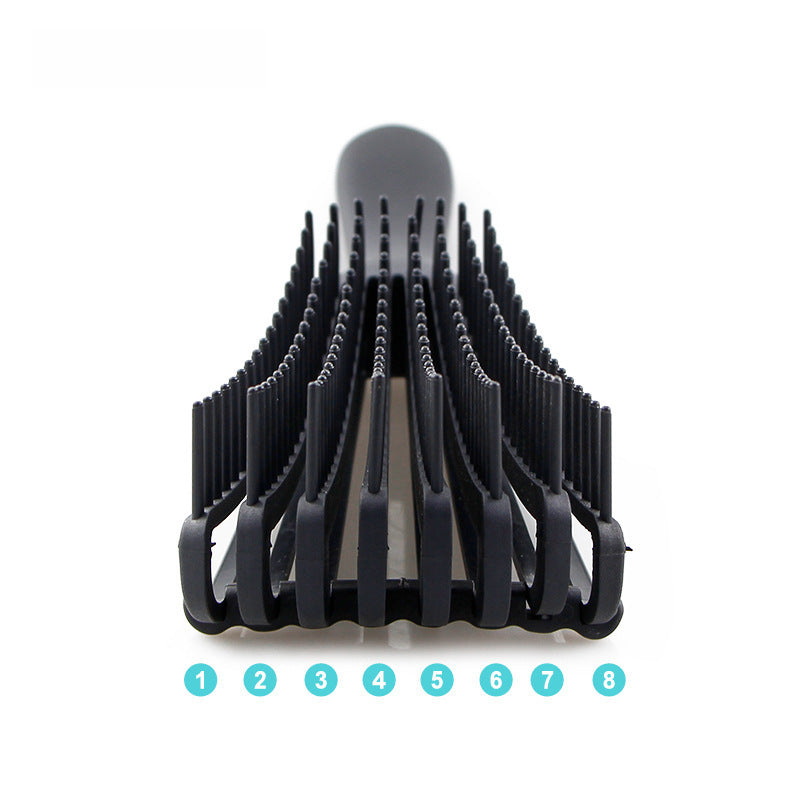 Women&#039;s Shampoo Straight Octopus Comb Hairdressing Big Bend Comb Straight Roll Shape Octopus Rib Comb
