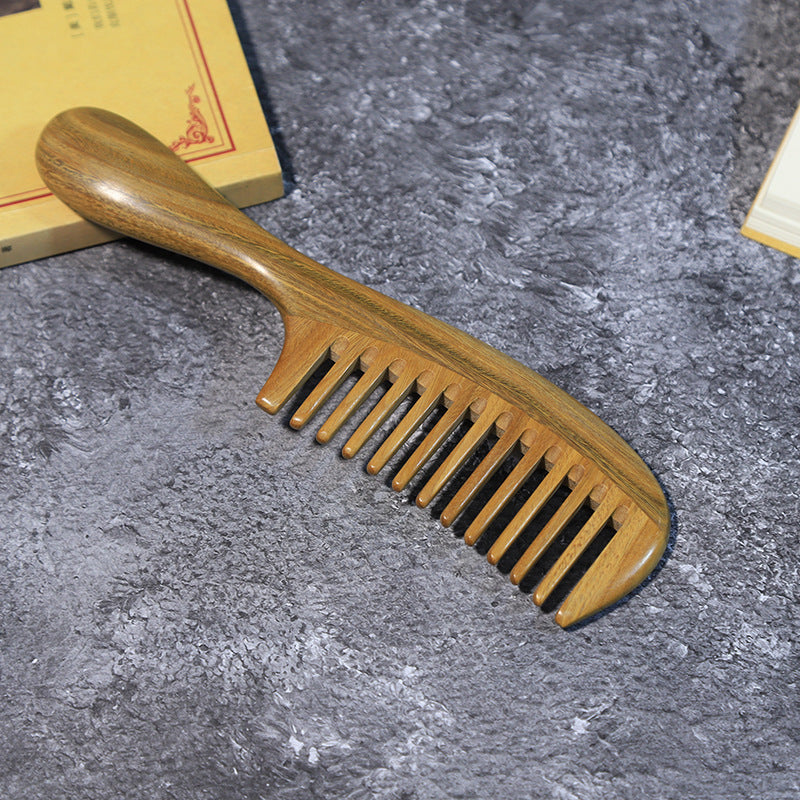 Jade Sandalwood  Hair Comb