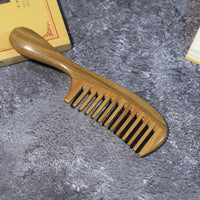 Jade Sandalwood  Hair Comb