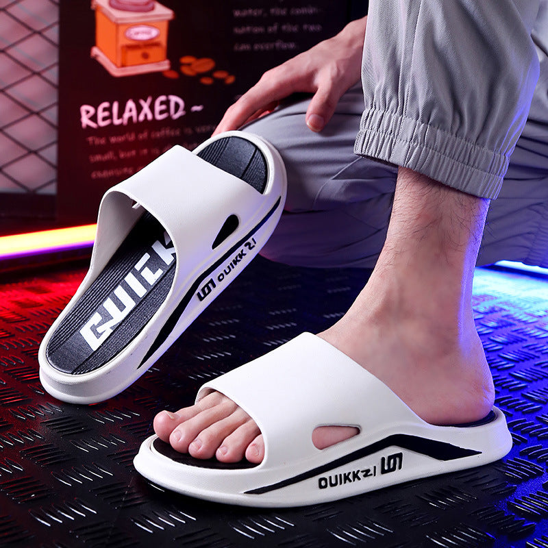 New Summer Sandals Fashion Trendy Men&#039;s Slippers Casual Soft Bottom Outer Wear Thick Bottom Beach Indoor Slippers Men&#039;s Wholesale