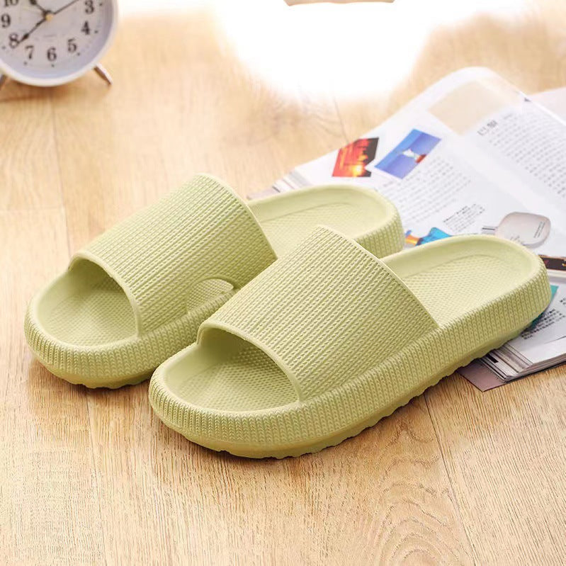 Dropshipping And Free Shipping For Couples, Thick-soled, Simple Slip-on Slip-ons For Women, Summer Indoor Home, Non-slip Bathroom Home