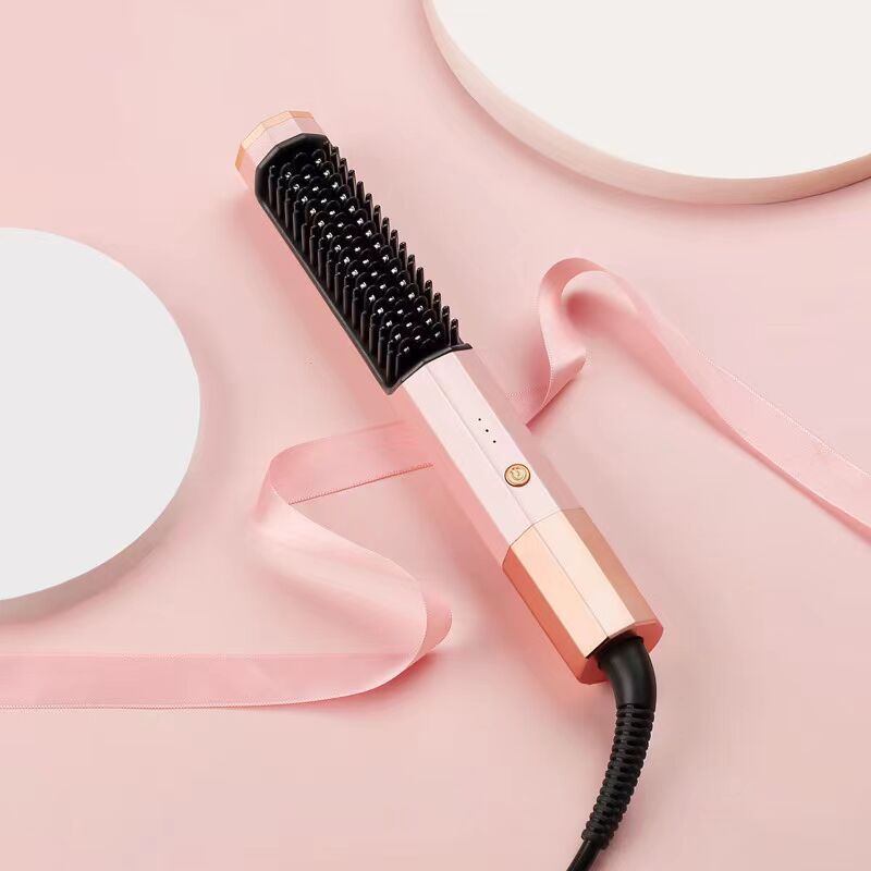 Multifunctional Heating Straight Hair Curler Bangs Inner Buckle Temperature Adjustment Curling Straight Dual-use Hair Straightener Wet And Dry Dual-use Straight Hair Comb