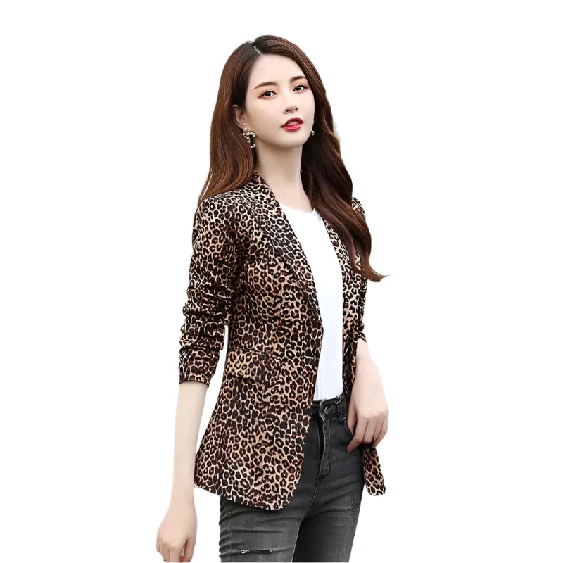 New Leopard Print Blazer