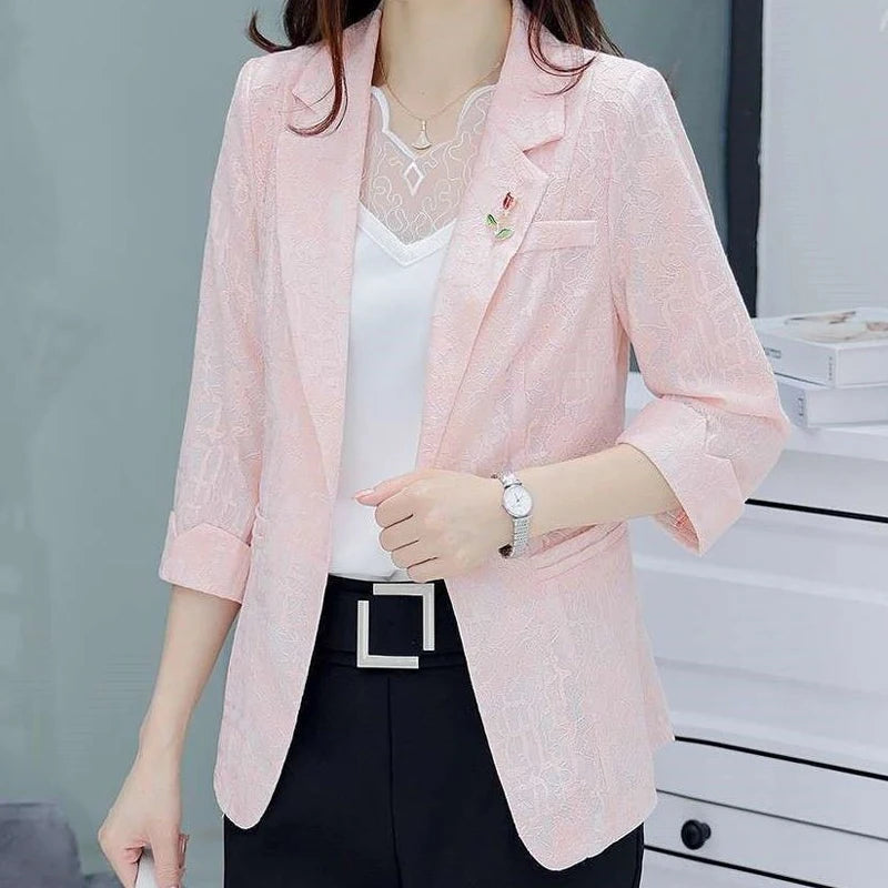 Elegant Embroidered Blazer