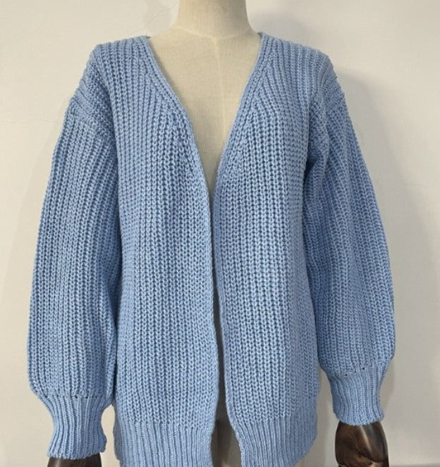 Fall Knitted Open Cardigan