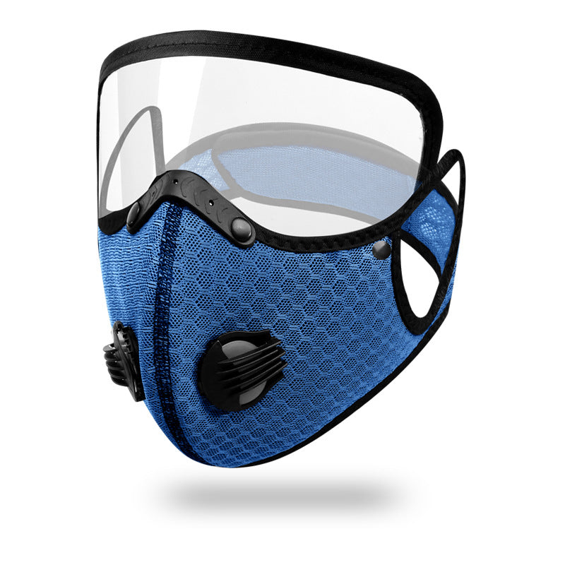 呼吸バルブ付きサイクリングマスク