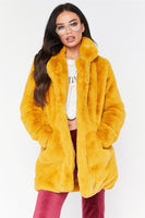 Lady Faux Fur Coat