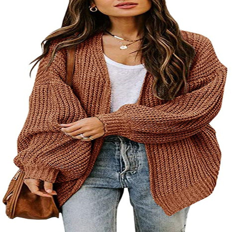 Fall Knitted Open Cardigan