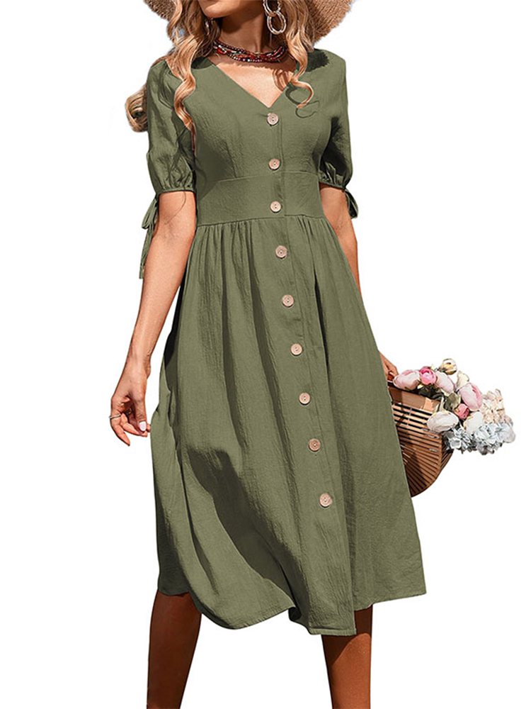 Country Linen Dress