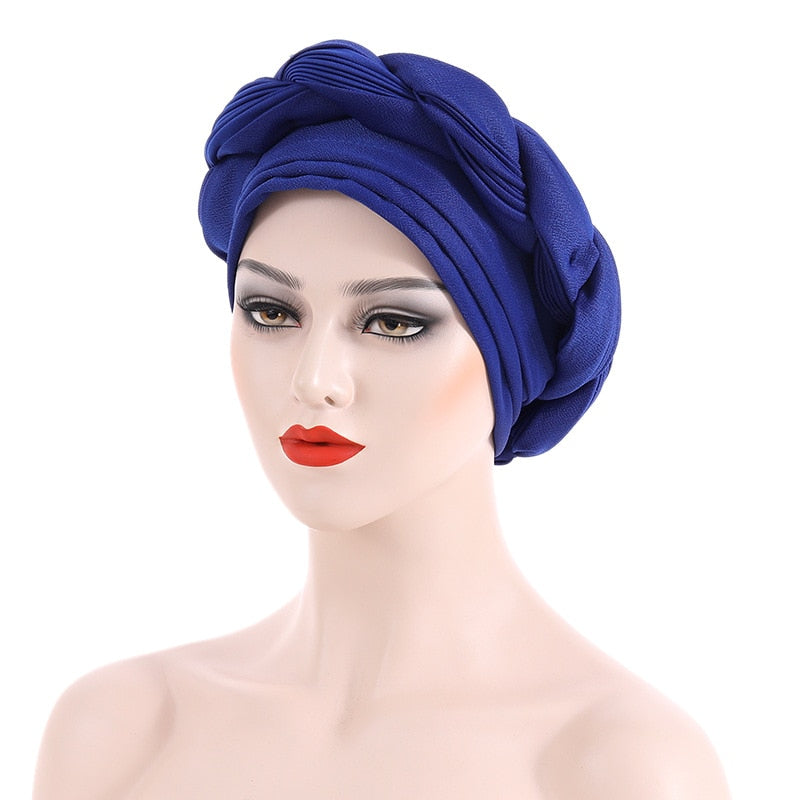Flettet turban