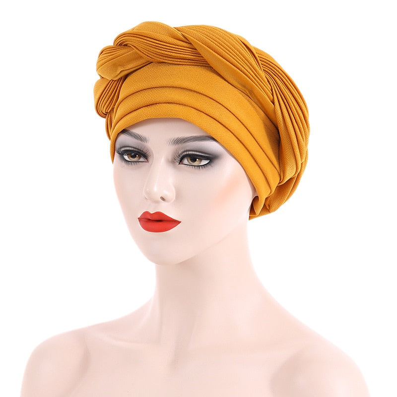 Flettet turban