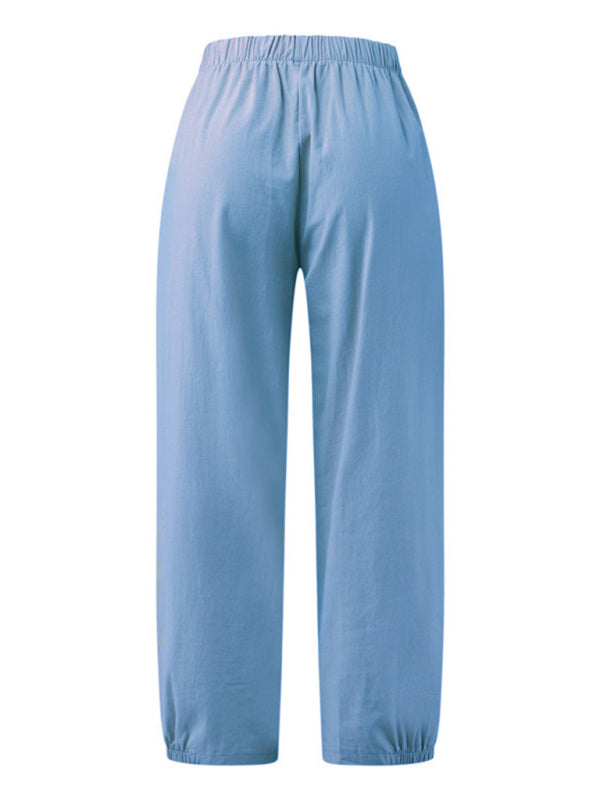 Capri Linen Pants