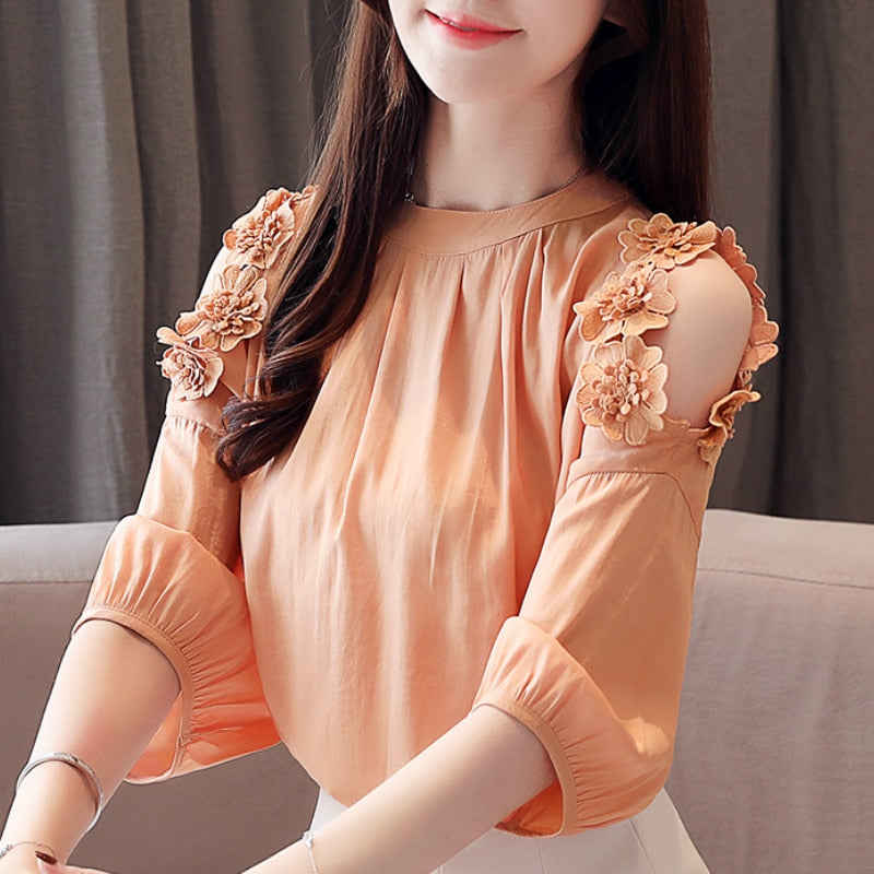 Flowertouch bluse